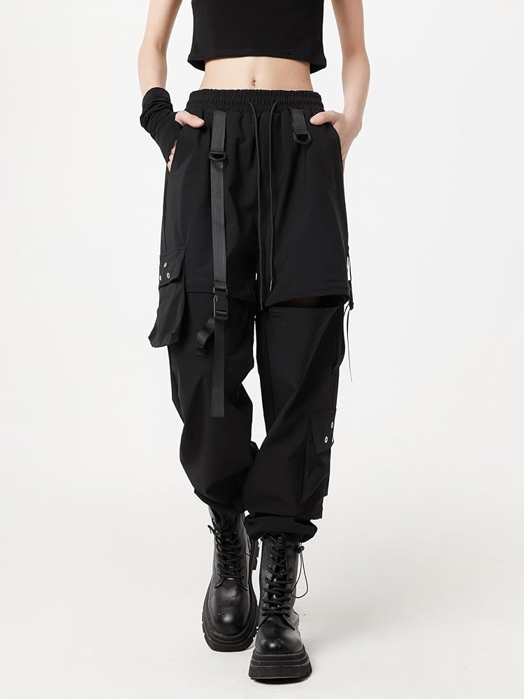 Amazon.com: CLOAKA Cargo Pants Women Techwear Goth Gothic